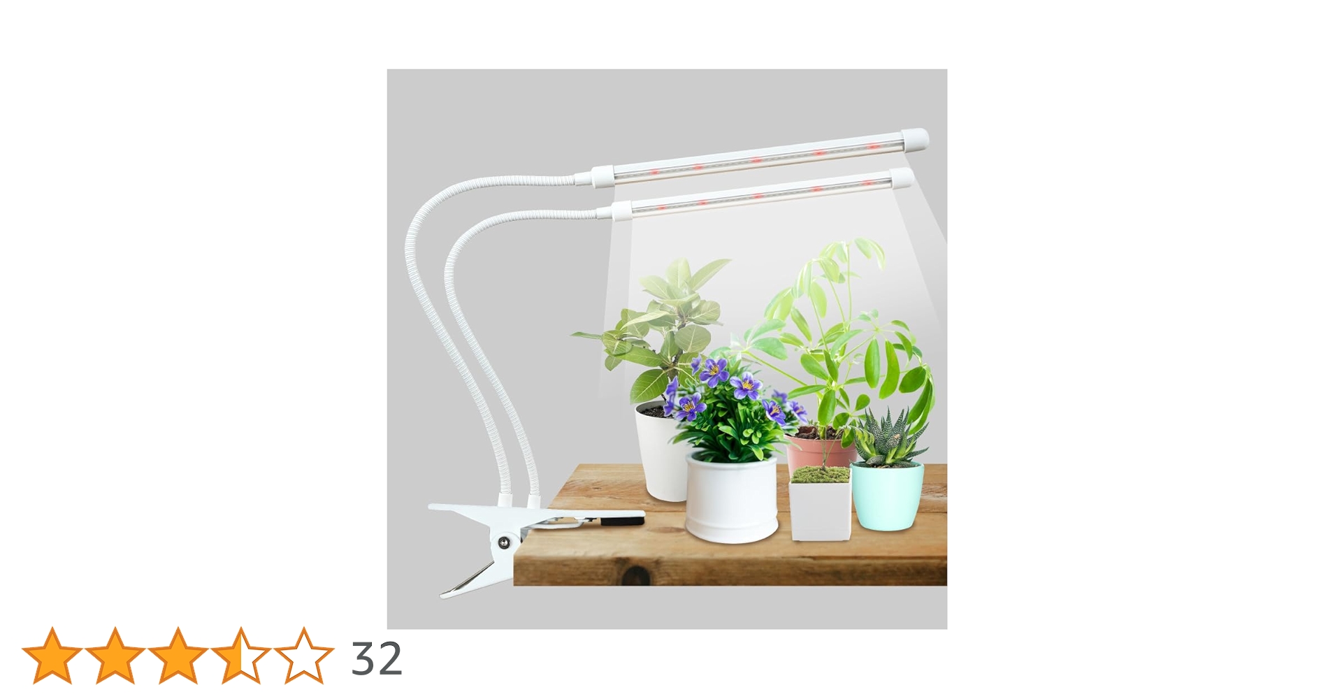 Amazon.co.jp: 植物育成ライト led クリップ 【1～4本まで選べるライト