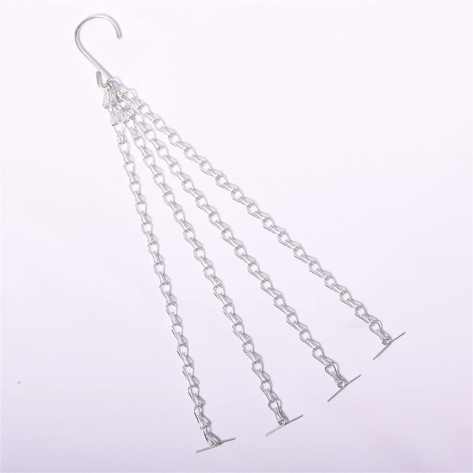 FS-ANZHE SHOP 3PCS Chains for Easy Fill Hanging Baskets 4 Strand Chains For 14" Hanging Basket Hanging Planter Basket Indoor Outdoor Flower Pots Plant Pot for Hanging Plants