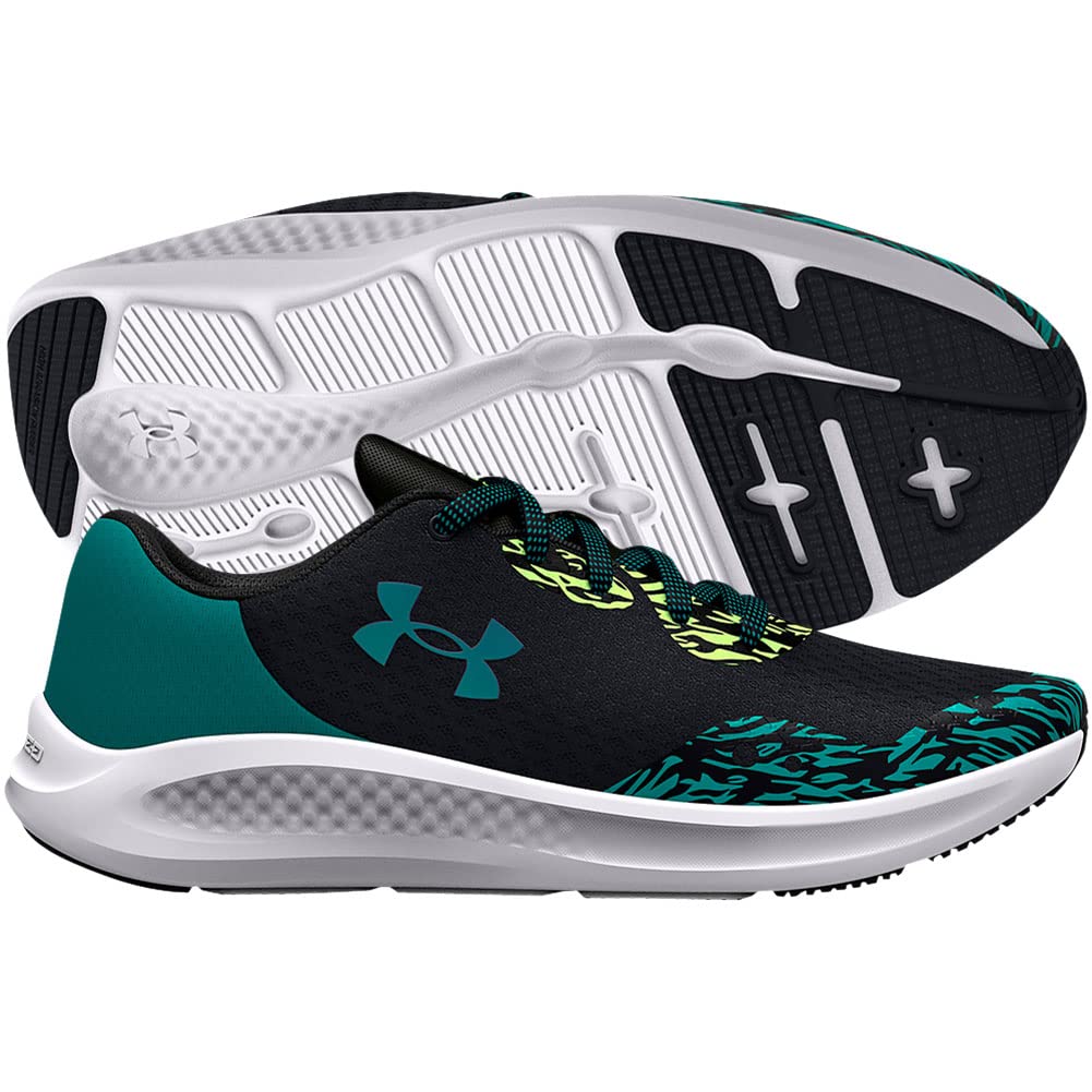 Under Armour Boy's Charged Pursuit 3 WLD (Big Kid) Black/Quirky Lime/Black 4.5 Big Kid M