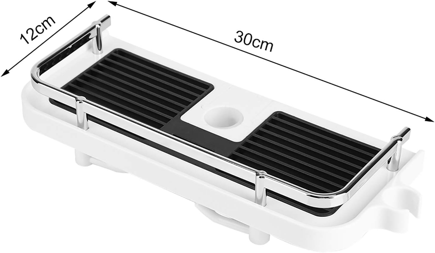 Tyenaza Shower Caddy Shelf Organizer Basket ABS Shower Rod Storage Shelf Organizer Tray Holder Practical Bathroom Accessory Soap Dish and Bathroom Shelf : Sports & Outdoors