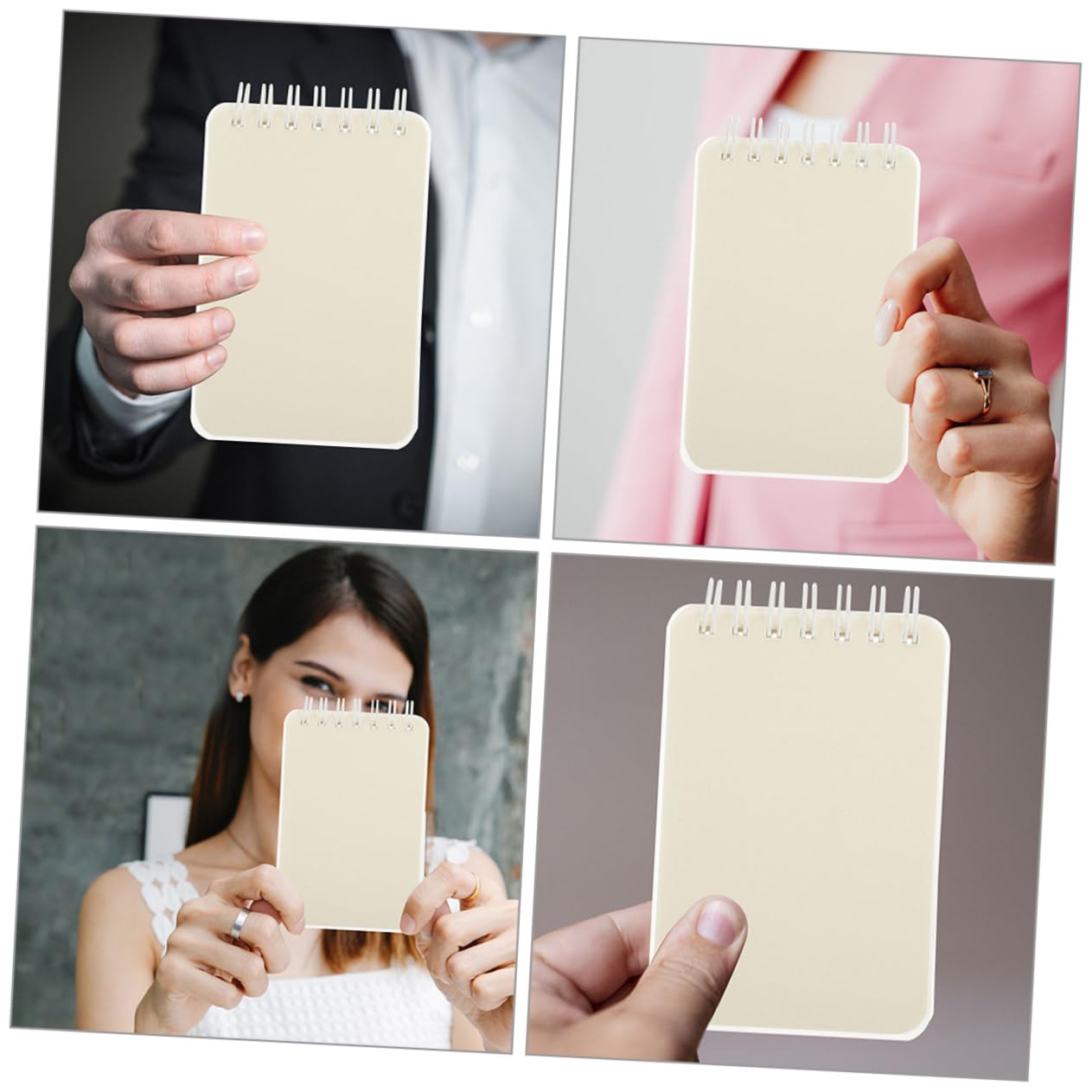 EXCEART 5 Ensembles Livre De Bobine A7 Carnet De Notes Mini Cahier À Spirale Cahiers Pour L'école Cahier De Poche Pour Enfants Collège Petit Bloc-notes De Bureau Blanche Pp 6 Pièces * 5