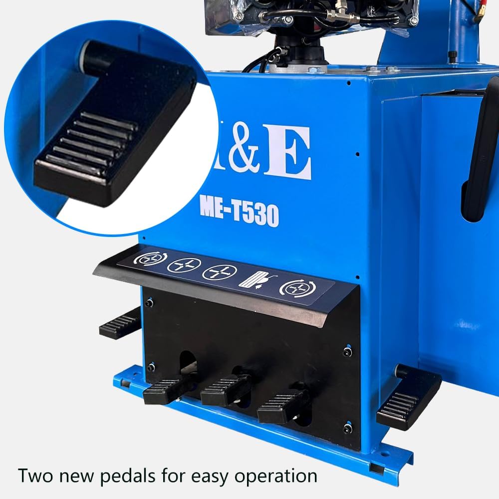 KATOOL ME Tire Changer Machine Combo with Double Asist Arm and Bead Blaster Tire Changer Machine Tire Machine Wheel Balancer Machine (530620)