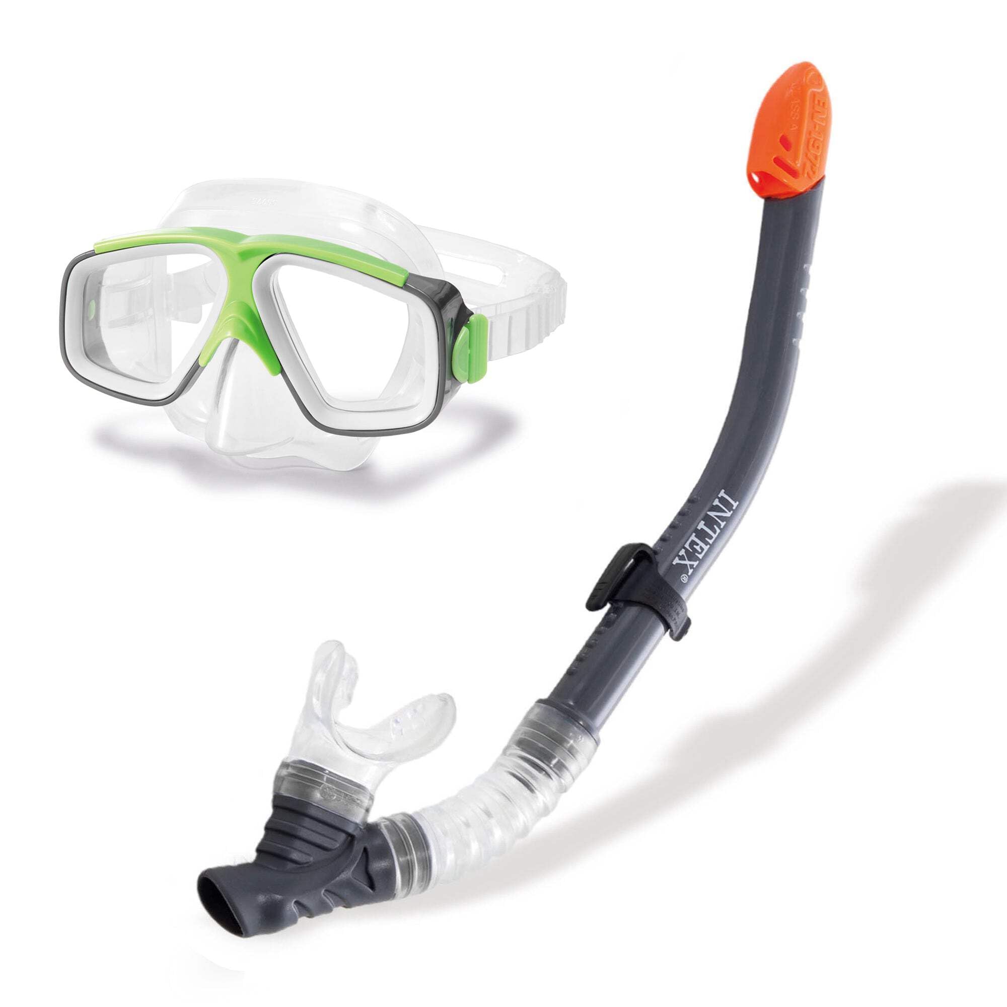 Intex Surf Rider Youth Swimming & Diving Mask Snorkel Set, Black/Red | 55949-image-46