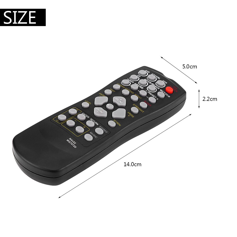 Télécommande - TMISHION - RAV22 - Compatible RX-V459 RX-V357 HTR5830 - ABS - 10m portée