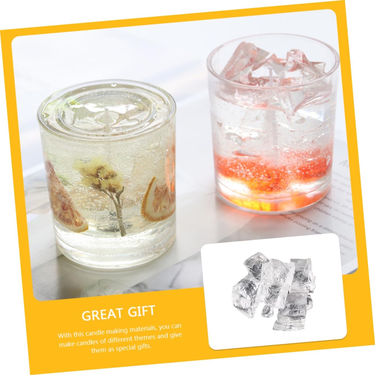 Crystal Candle Wax for Children DIY Crafts 500g Bag