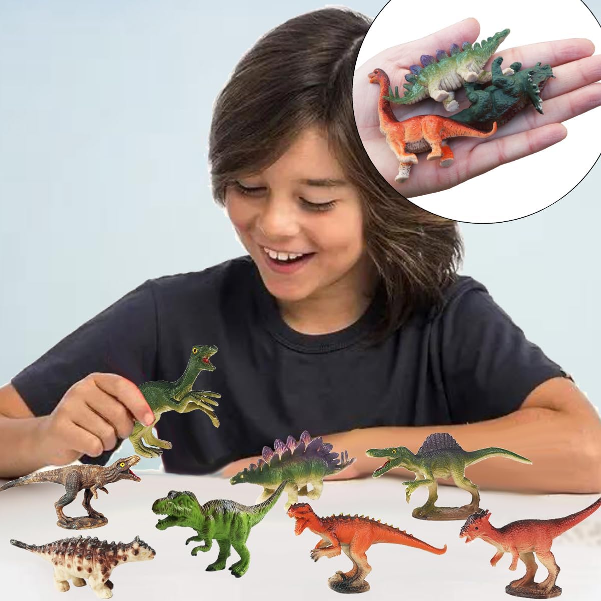 dinosaur birthday gifts playset figurines for kids toddlers