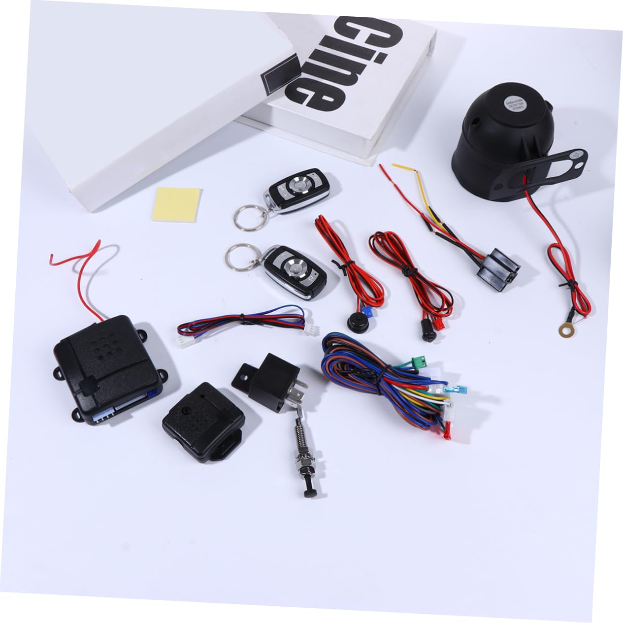 STOBAZA 1Set Car Security System Portable Theft Alarm with Automatic Arming for Vehicle Protection Seconds Countdown Car Burglar Alarm for Enhanced Safety