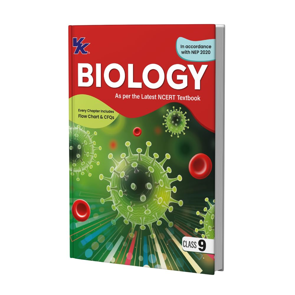 Biology Book for Class 9 | CBSE (NCERT Solved) | 2025-26 Examination | by VK Global Publications Paperback – 1 March 2025