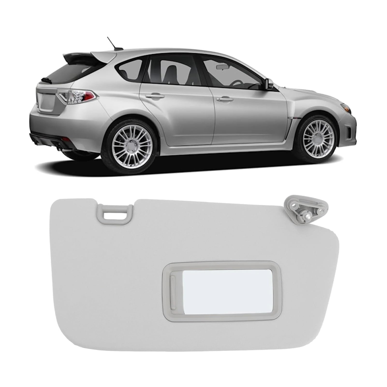 SPYKEY Parasol para Coche para Subaru Impreza 2008 2009 2010 2011 2012 2013 2014 92011FG032ME,Visera Interior del Automóvil con Espejo Parasol Lado Izquierdo Derecho del Pasajero Viseras Parasol