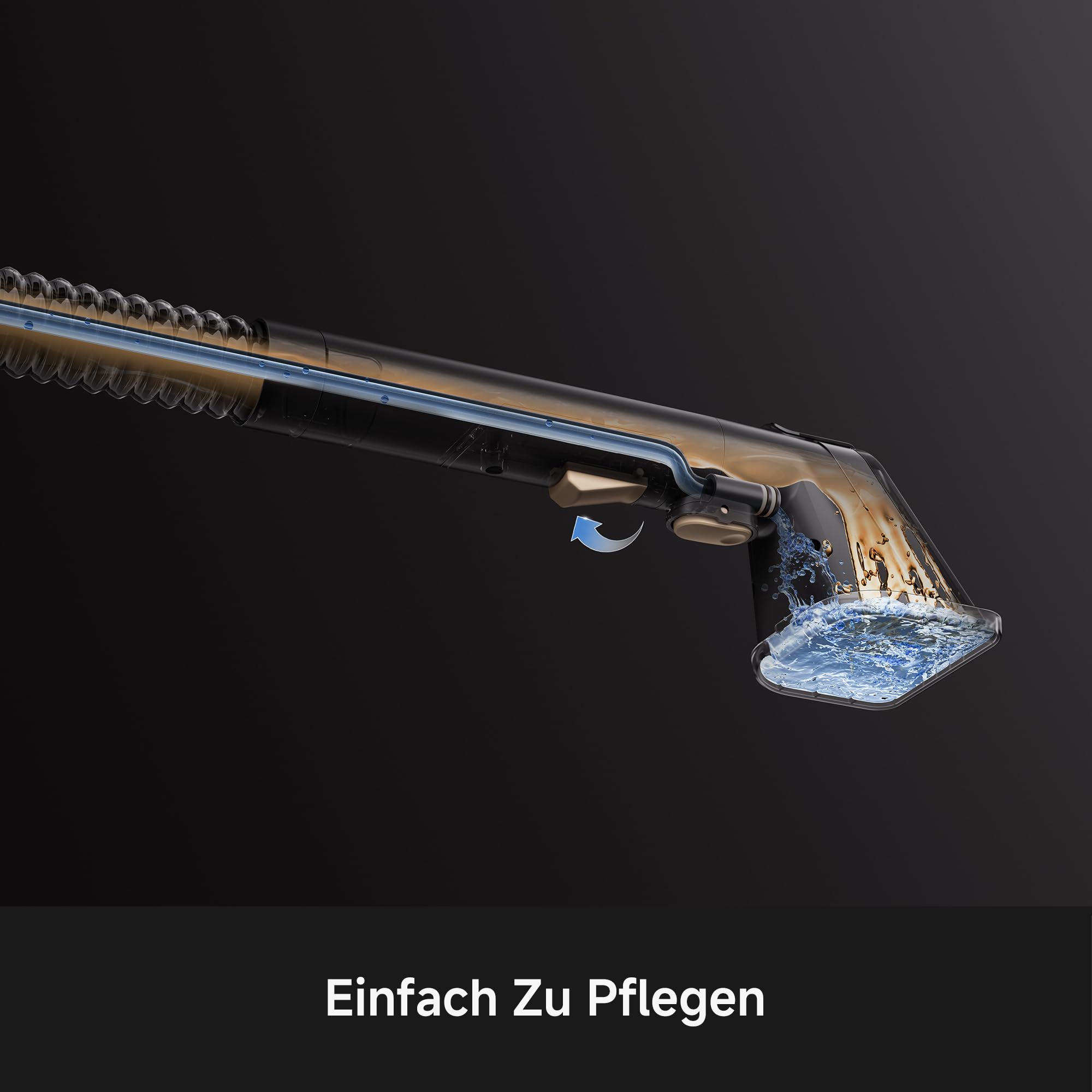 Mova S10 Steam Allzweck-Dampfreiniger mit 9 Aufsätzen, überhitztem Dampf, 16.000Pa Saugkraft, ≤5% Restfeuchte, 99,99% Bakterien- und Milbenentfernung, chemiefreier Reinigung