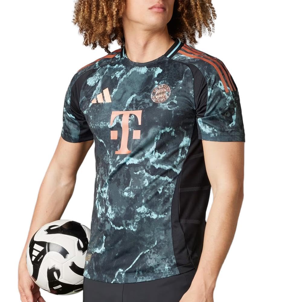 adidas FC Bayern Fußball-Trikot 24/25, Schwarz / Blau