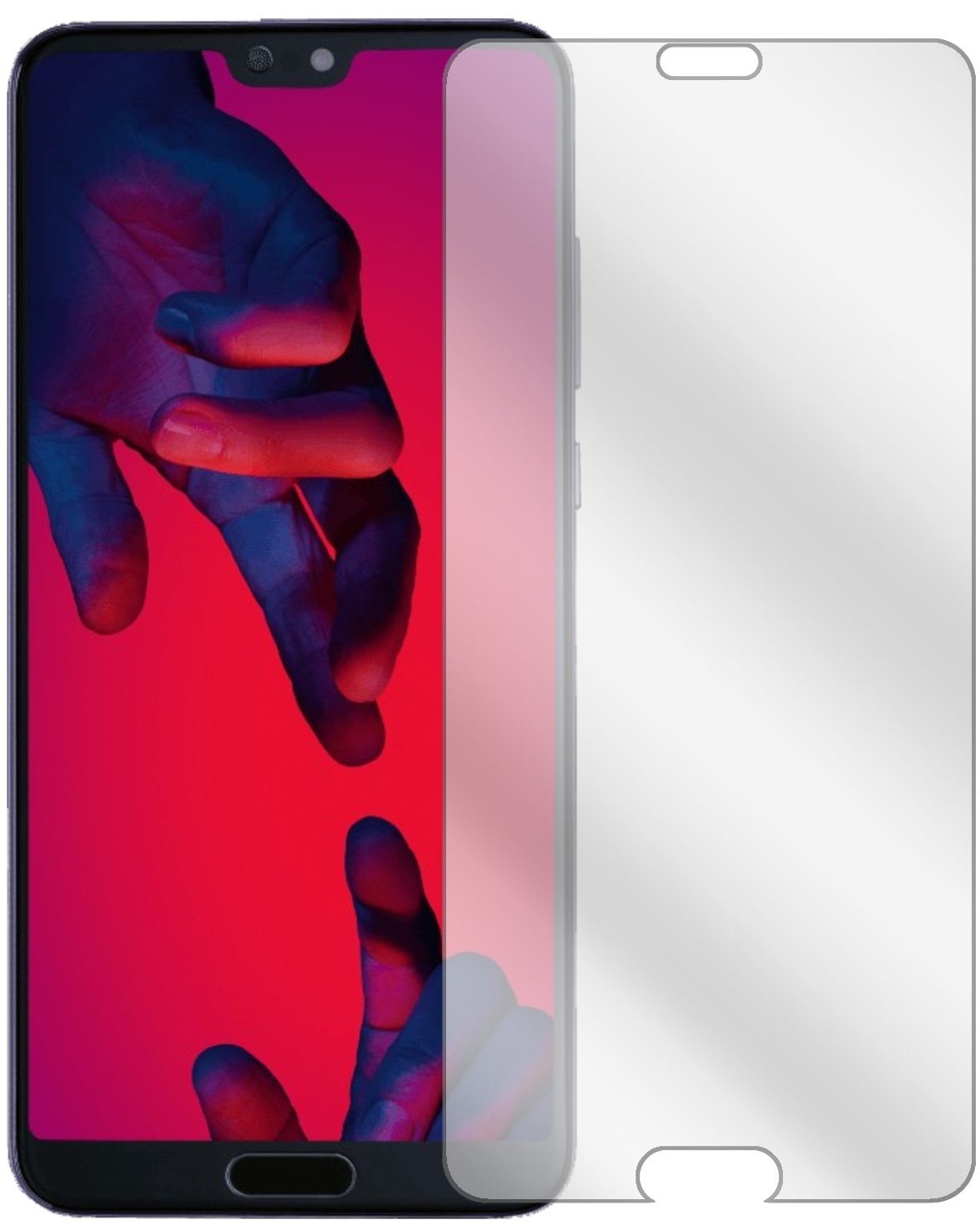 dipos I 2X Pellicola Protettiva Compatibile con Huawei P20