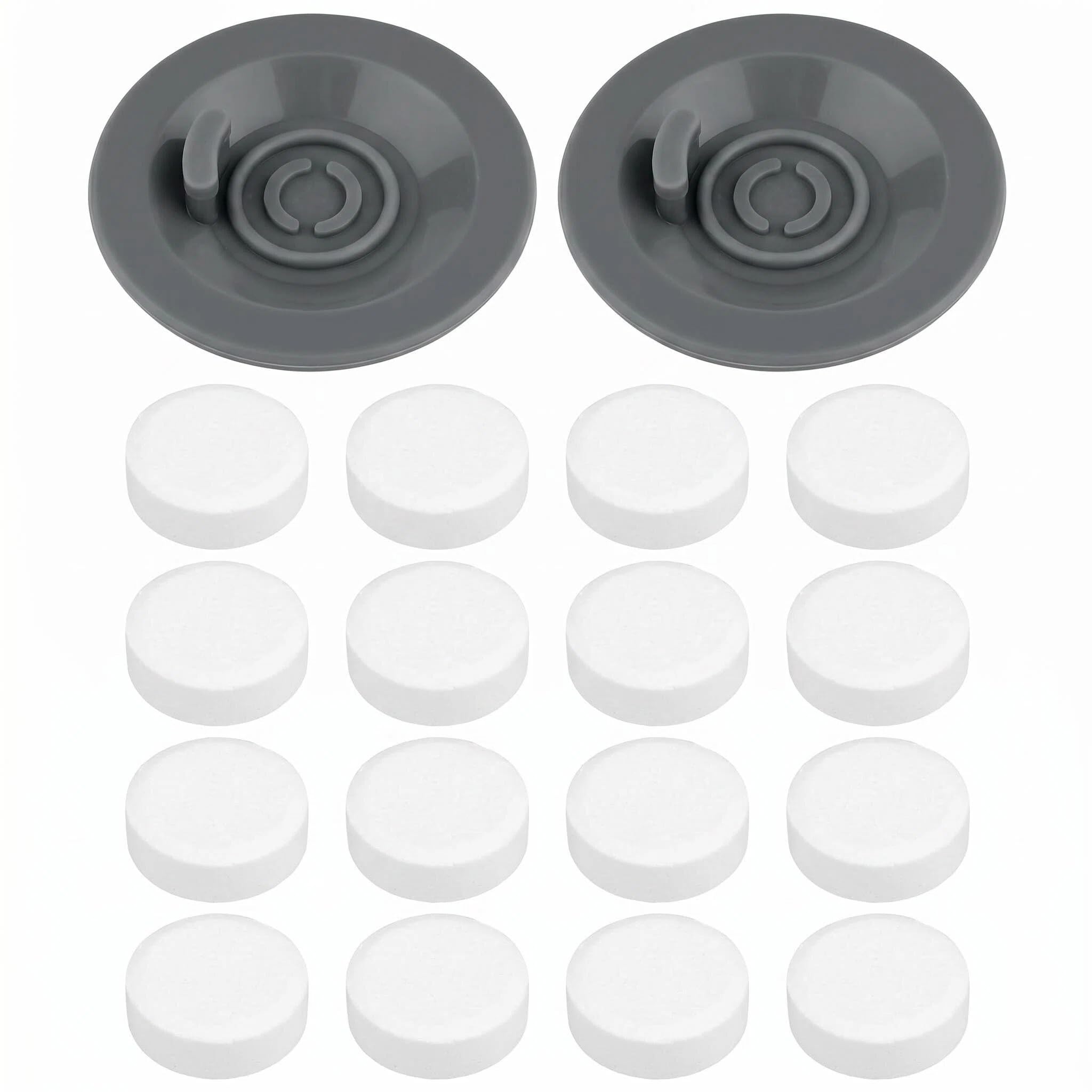 16 Reinigungspads für Kaffeemaschinen und 2 Reinigungsscheiben (54 mm Durchmesser), geeignet für Siebträger von Marken wie Ninja, Sage, Breville und Gastroback.