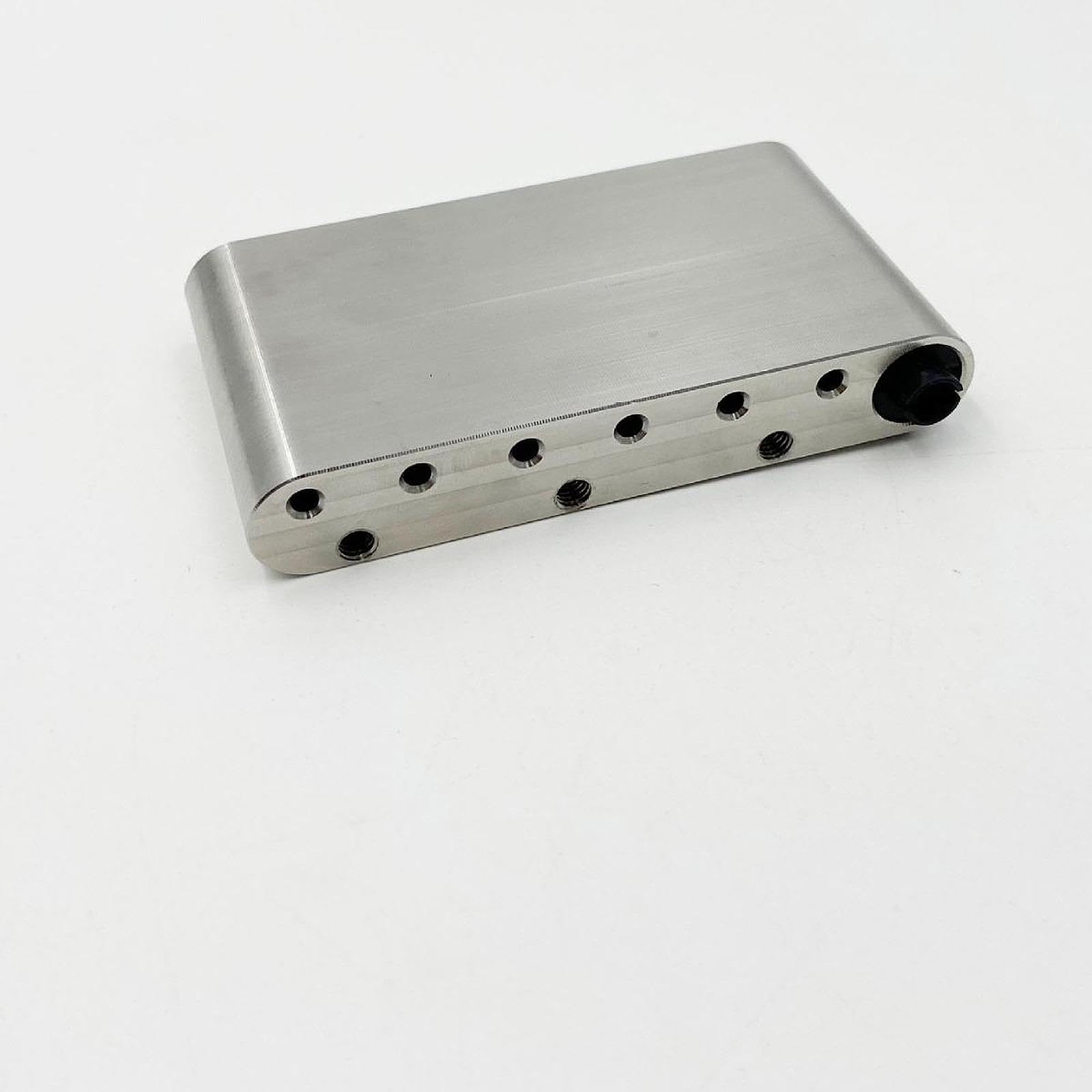 Base de Chevalet Vibrato Compatible avec Les Guitares électriques, Bloc de Chevalet Vibrato de Remplacement, Cordes Robustes En Acier Inoxydable pour, Acier Inoxydable