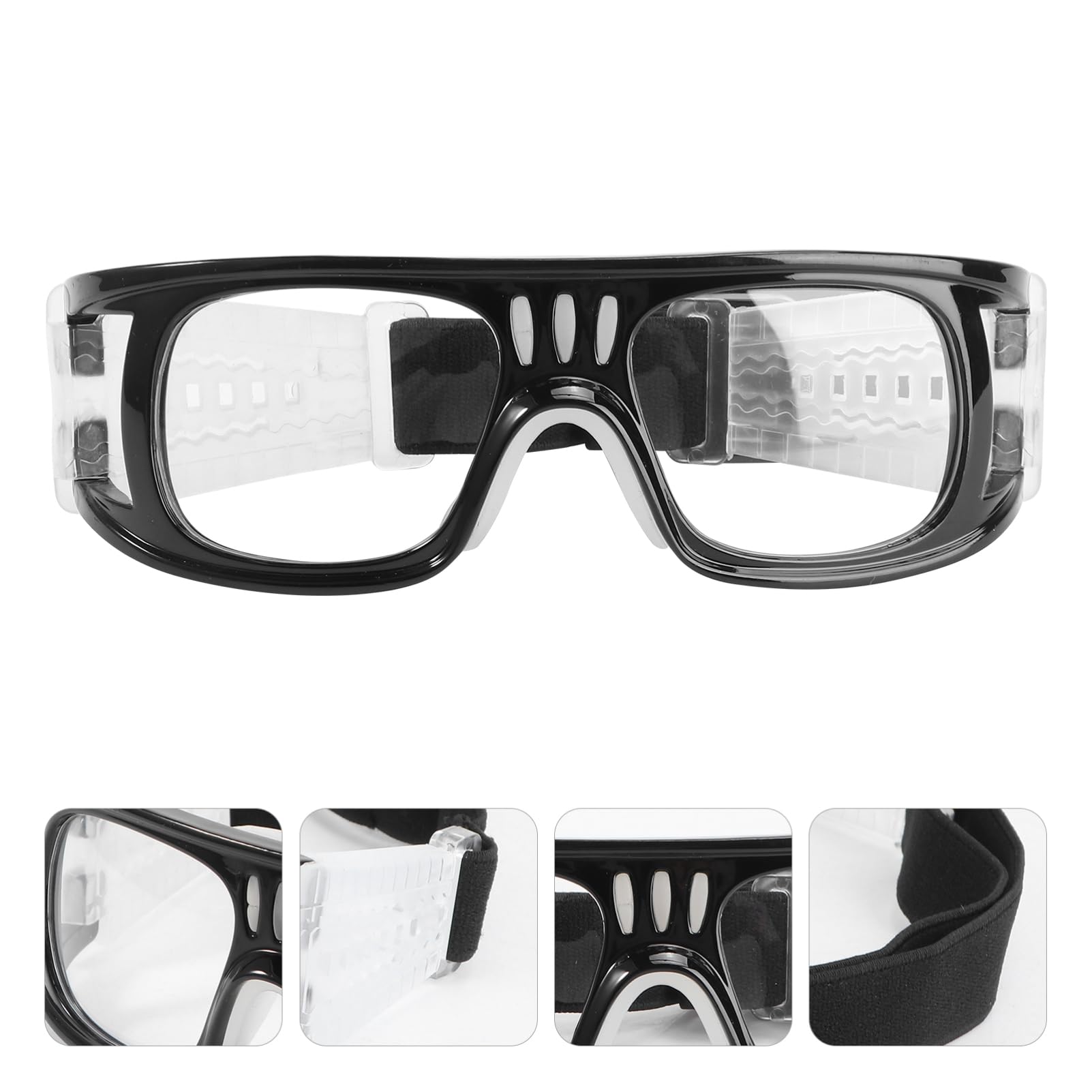 BESPORTBLE 3St Schutzbrillen Basketballbrille transparente Gläser sportgeräte Sport geräte Goggles schnapsgläser sportliche Brille Sportbrillen Augenschutz Spiel Fußball Blaue Kugel Arbeit