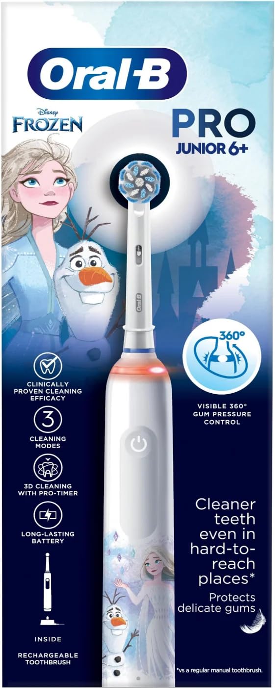 Cepillo de Dientes Eléctrico Braun Oral-B Junior Pro Frozen - Marca: Braun - EAN: 8006540774922