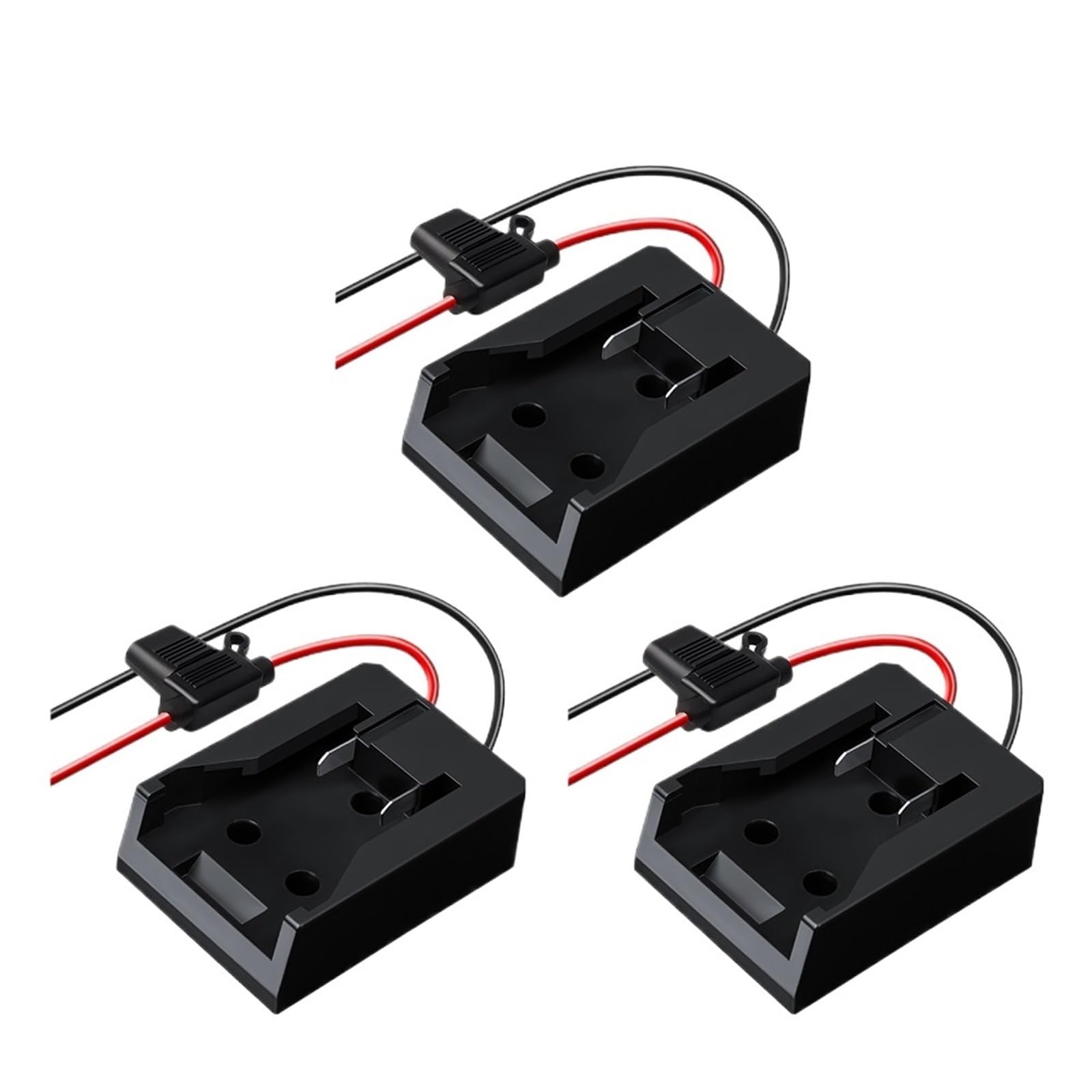 Adaptador Convertidor De Batería Externa Apto For Batería De 18 V, Caja De Herramientas Eléctricas For Bricolaje, Accesorios Eléctricos(3 PCS)