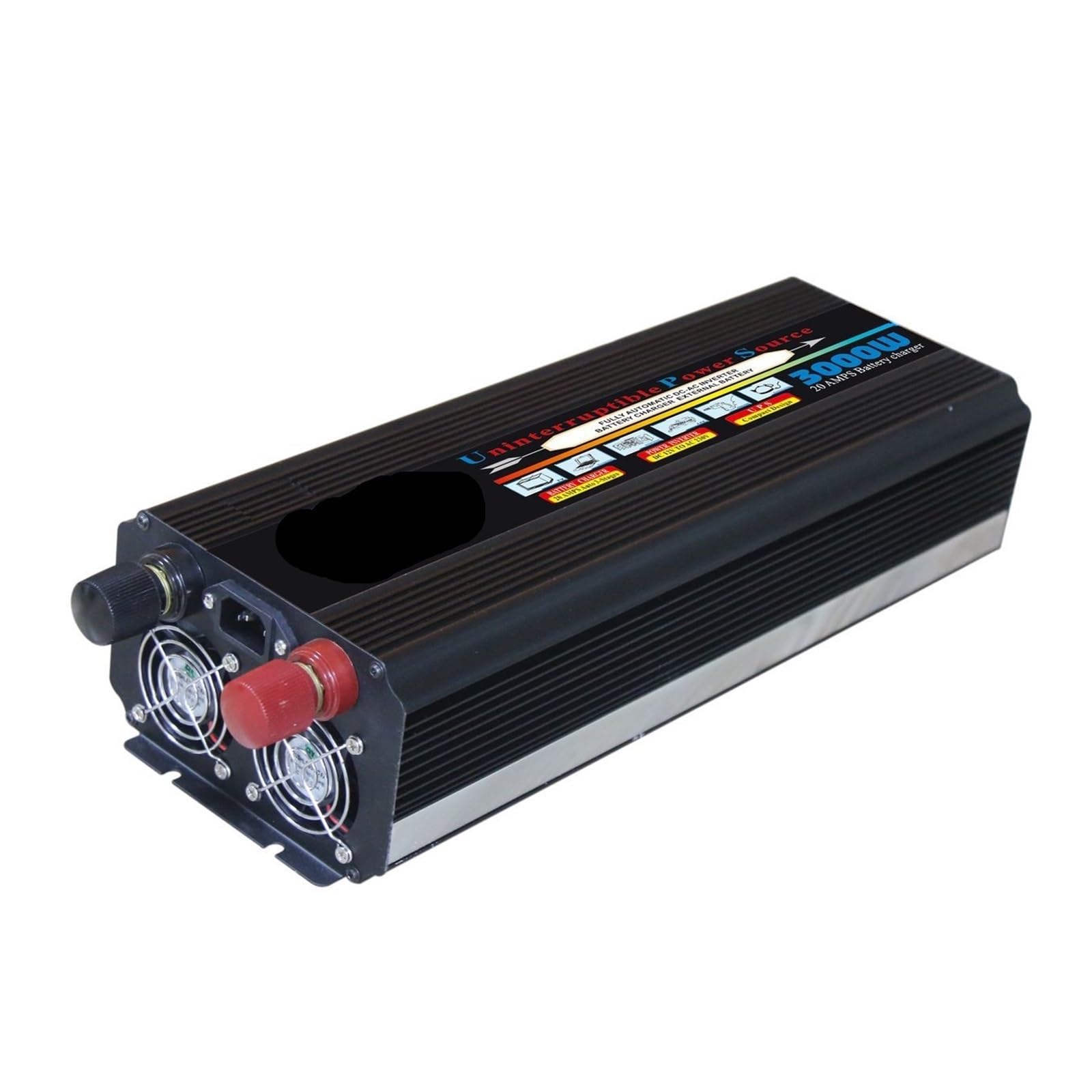 Inversor de Potencia de Onda modificada 3KW 3000W DC12V/24V a AC110V/220V 50HZ/60HZ (Color : 50HZ, Size : 24V-110V)