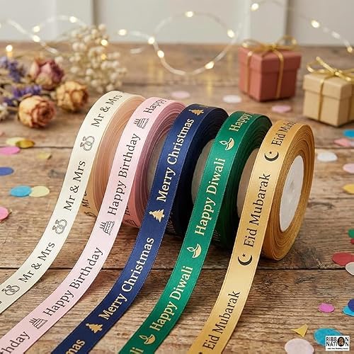 15mm Luxury Personalised Ribbon