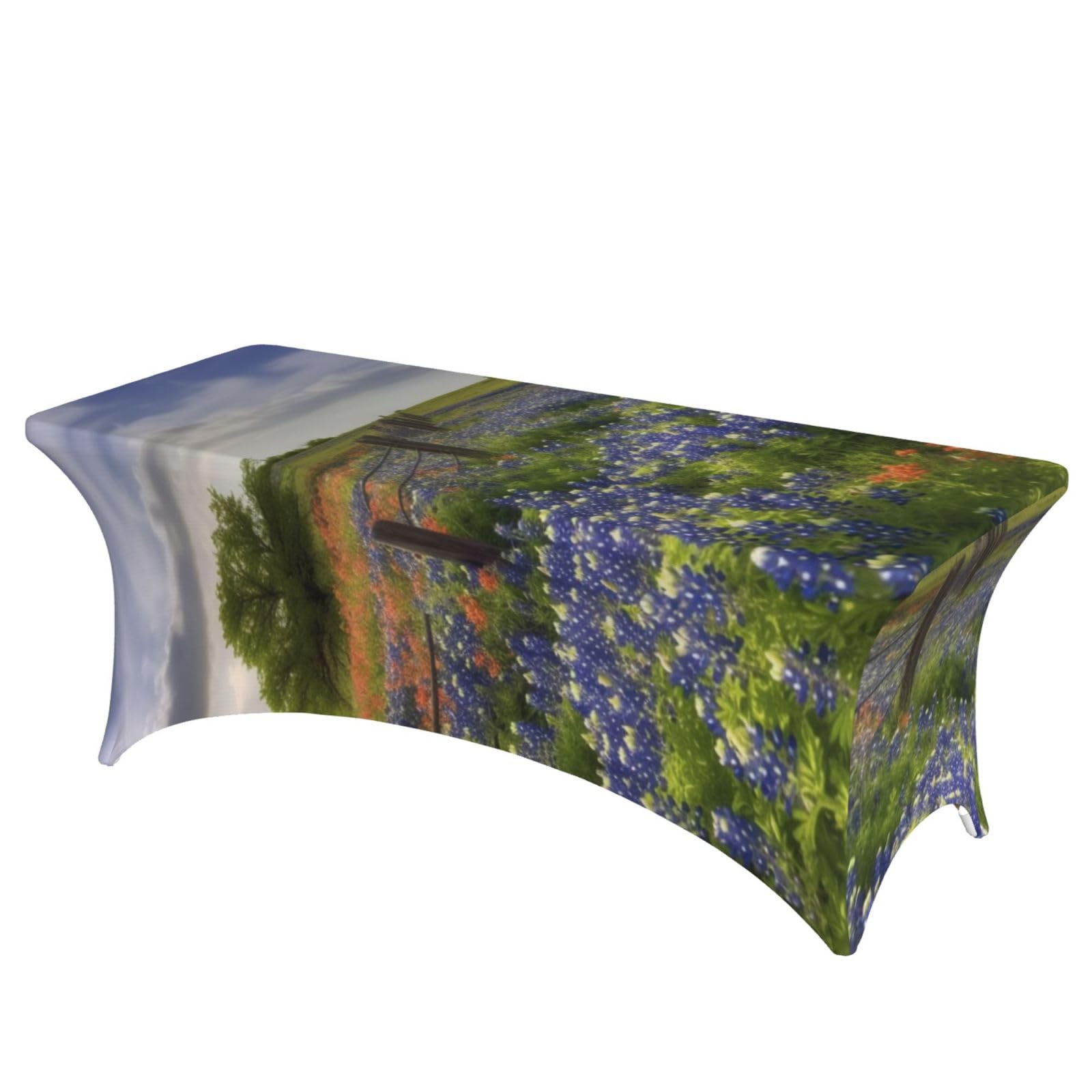 Nappe élasthanne pour table de fête, banquet et mariage rectangulaire