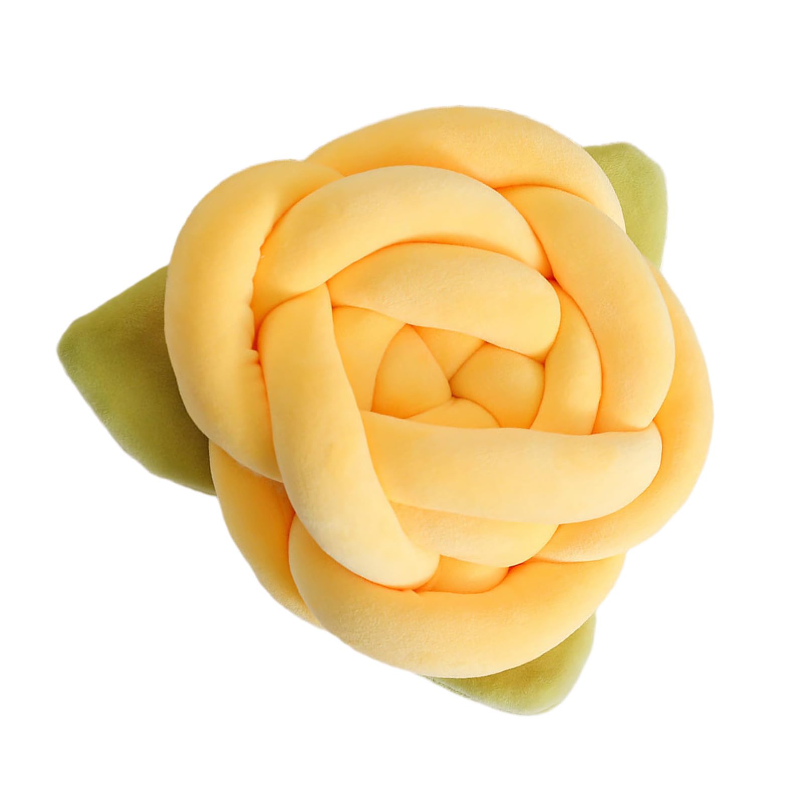 PANGBOER Florals Textured Knot Accent Pillow Sturdy Polyester Fabric Stylish Sofa Bed Couch Decorative Pillow Cover Sofa Knot