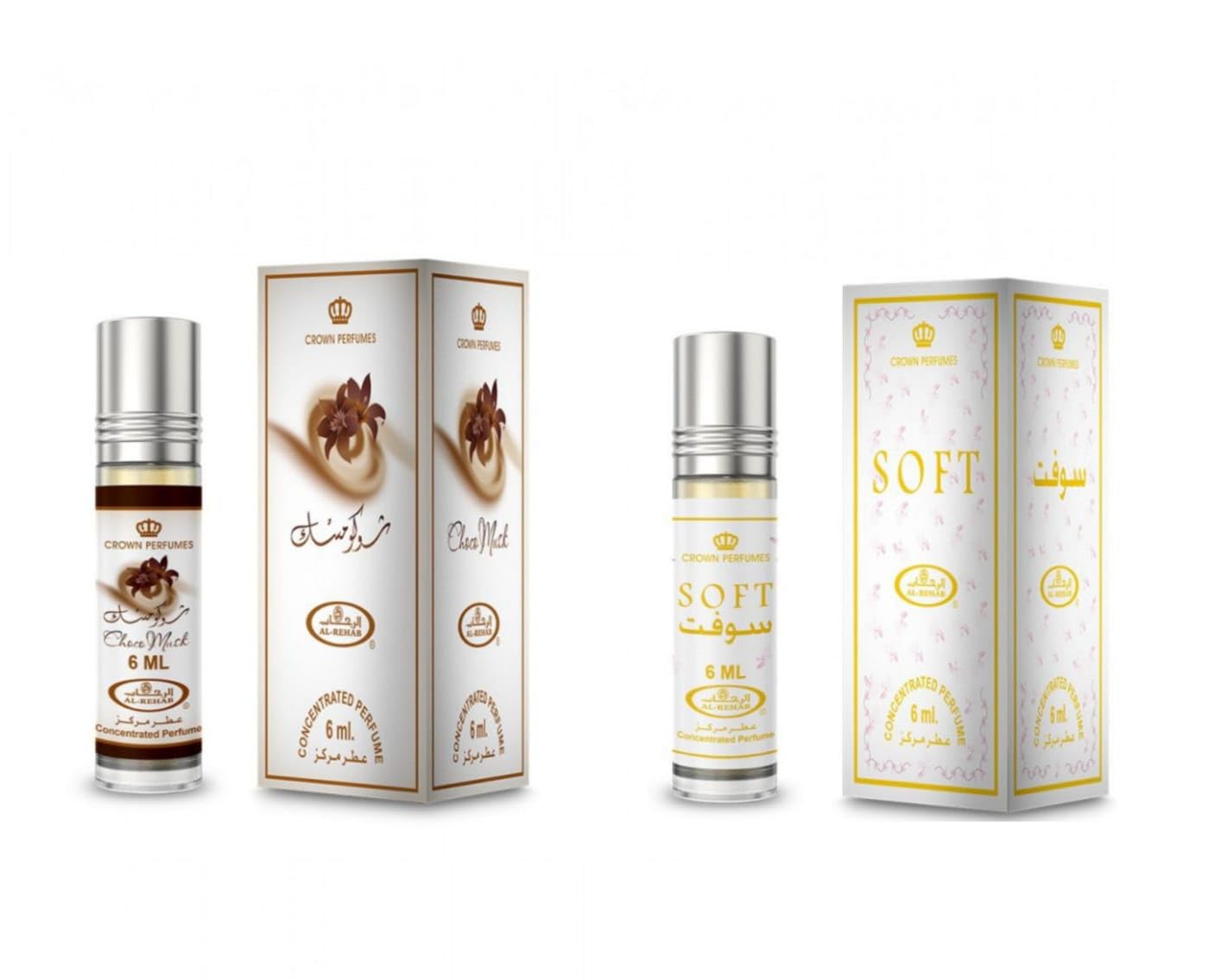 aim emporium AL, Rehab Chocolate Attar and Soft Attar Fresh, Oil 6ml Each, With Easy Apply-picture-13