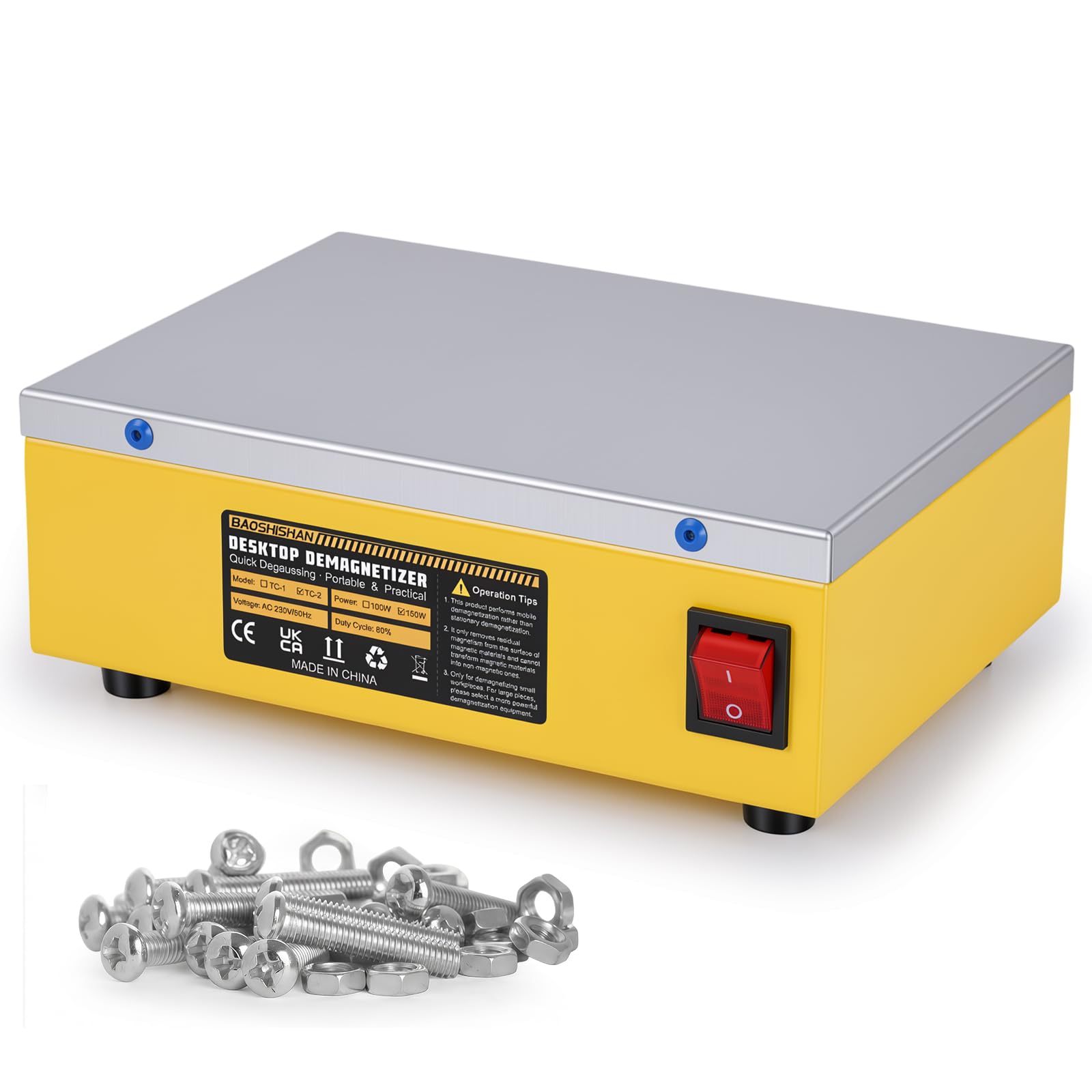 BAOSHISHAN Demagnetizer 22x16cm Plate Demagnetizer 150W