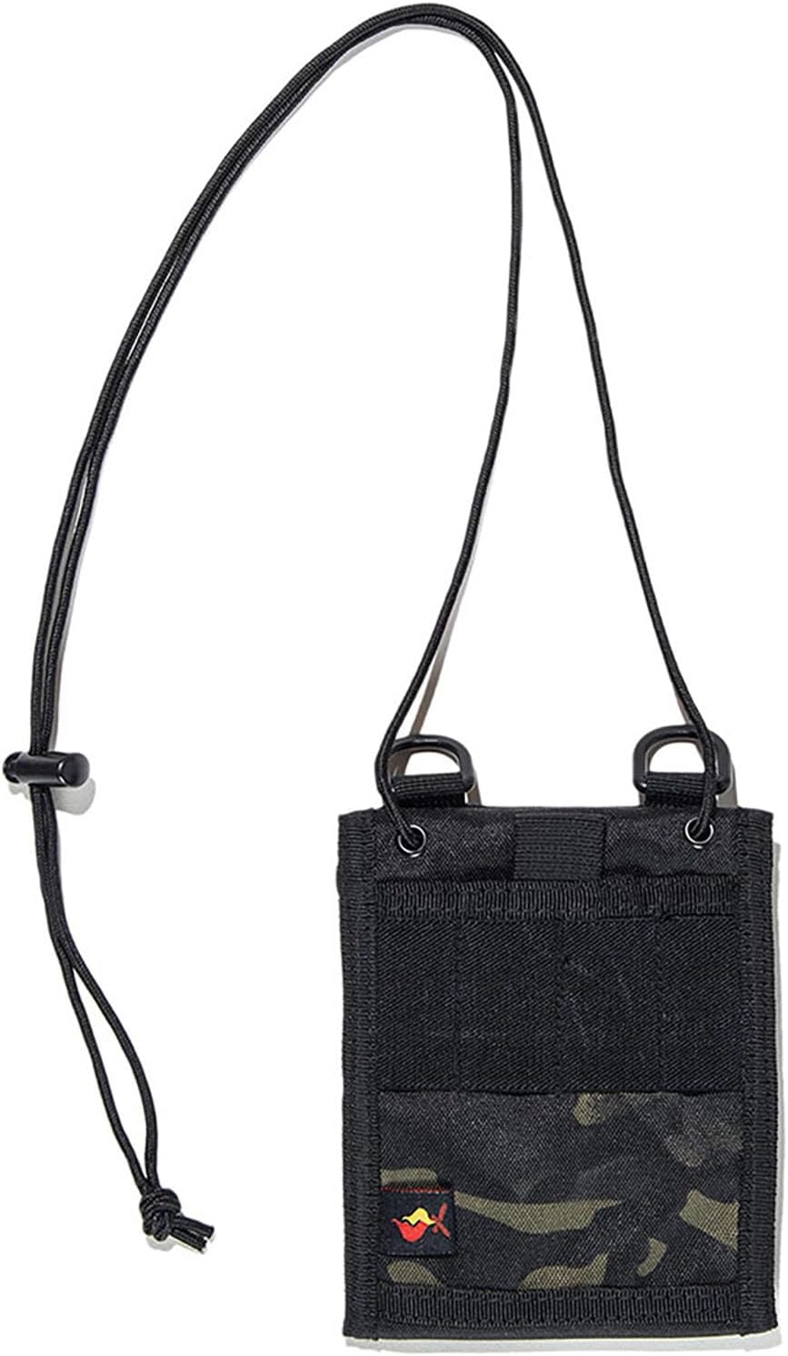 Oregonian Camper Pass Case, Festival Wallet, Black Camo