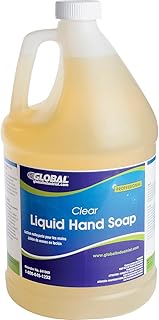 Global Industrial Liquid Hand Soap, Clear, Case Of Four 1 Gallon Bottles