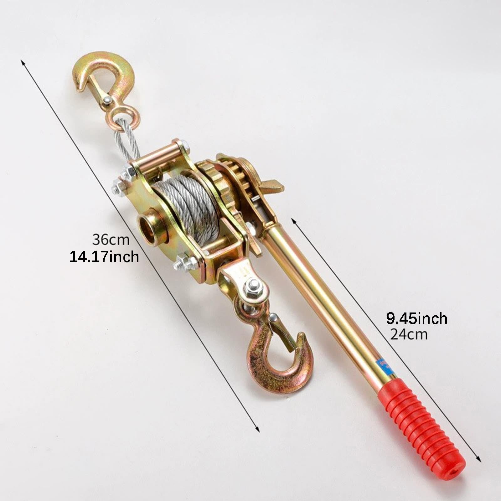 Herramienta Eléctrica de Trinquete para Tensar Cuerdas, Tensor de Alambre Manual para Remolques, Maquinaria de Ingeniería, Transporte Agrícola de, Línea única de 2t