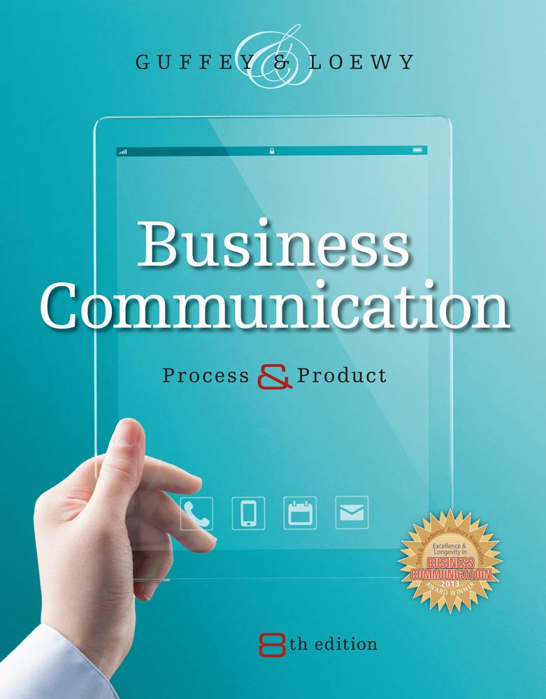 Business Communication: Process and Product (with Student Premium Website Printed Access Card)