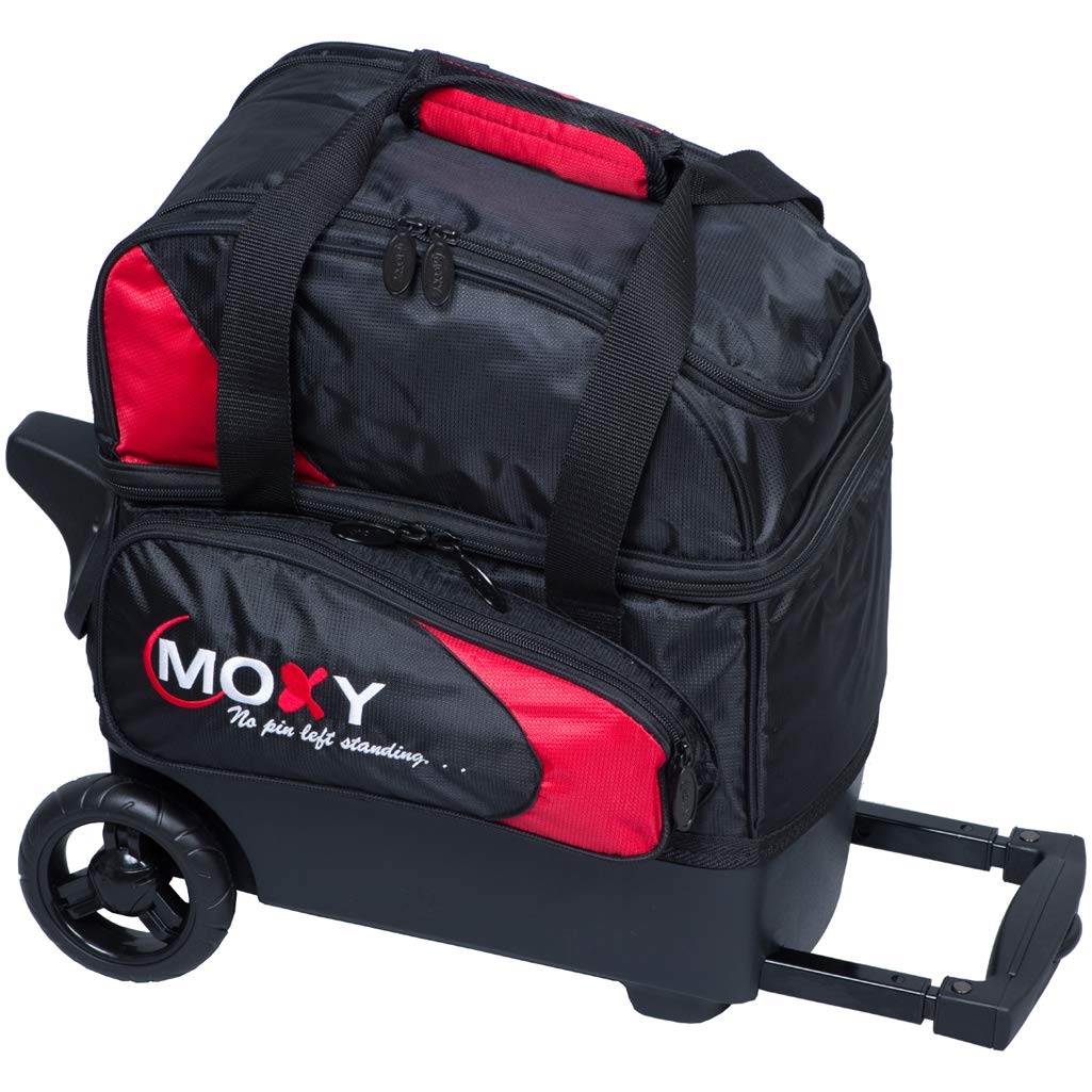 Moxy Duckpin Deluxe Roller Bowling Bag- Red/Black