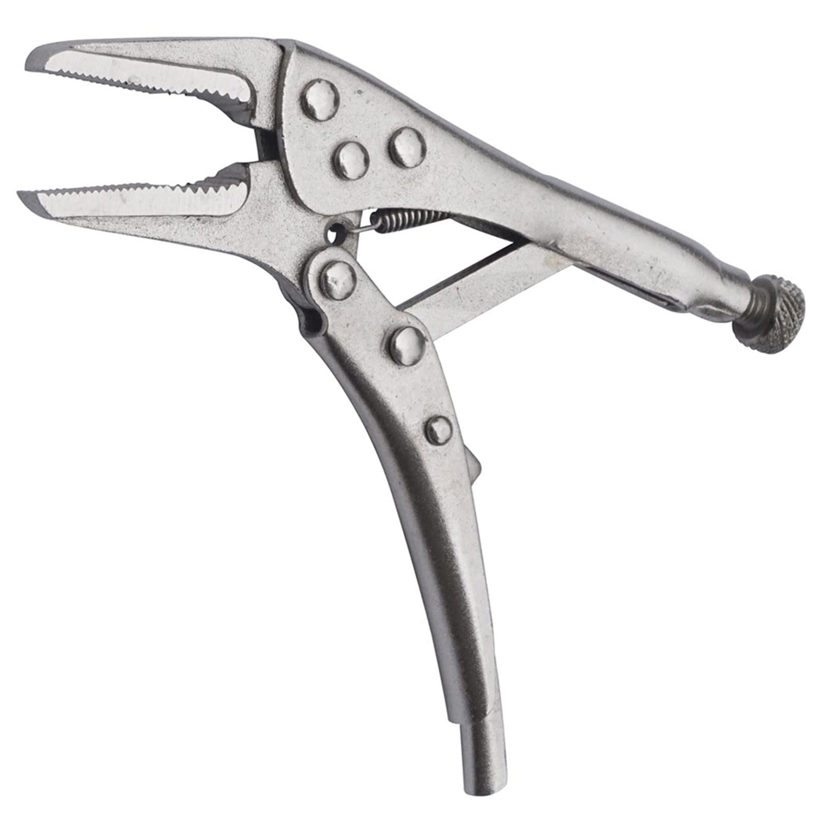 JINGYAN Alicates universales 1pc Locking Pliers, Pointed-nose, Quick-clamping, Flat-bladed, Toothed Holding Tool, Labor-saving
