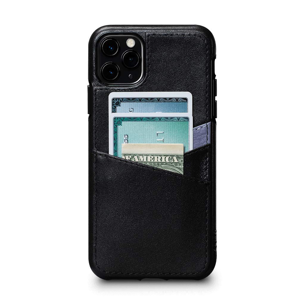 Sena Lugano Wallet Case for iPhone 11 Pro Max (Black/Periwinkle)