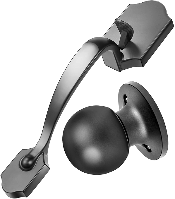 Bravex 黑色半把手前门把手组合