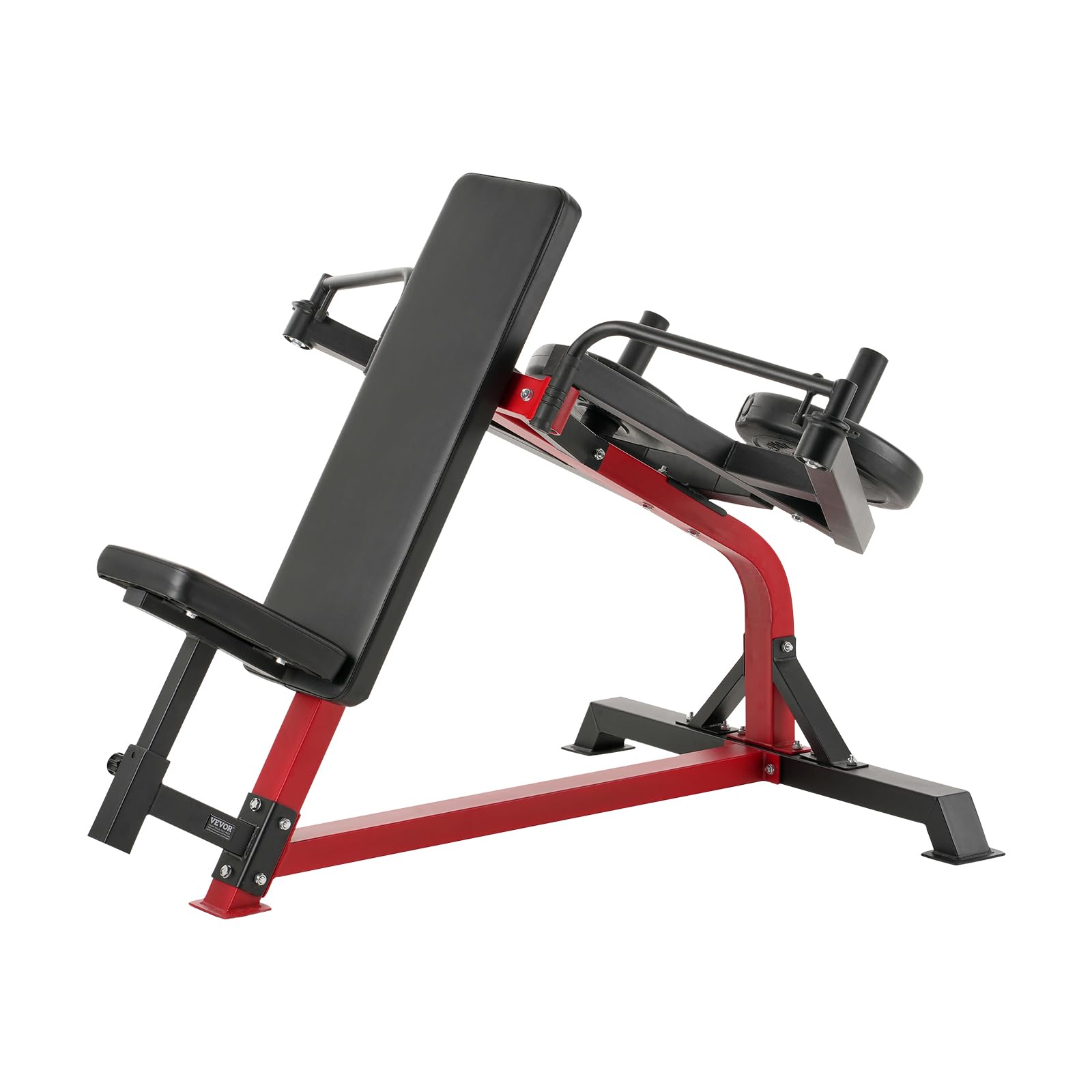 VEVOR Máquina de Apertura de Pecho Inclinada y Deltoides Posteriores, Carga 204 kg, Banco de Pecho Ajustable, para Entrenamiento de Fuerza de la Parte Superior del Cuerpo, 1400 x 1000 x 1100 mm