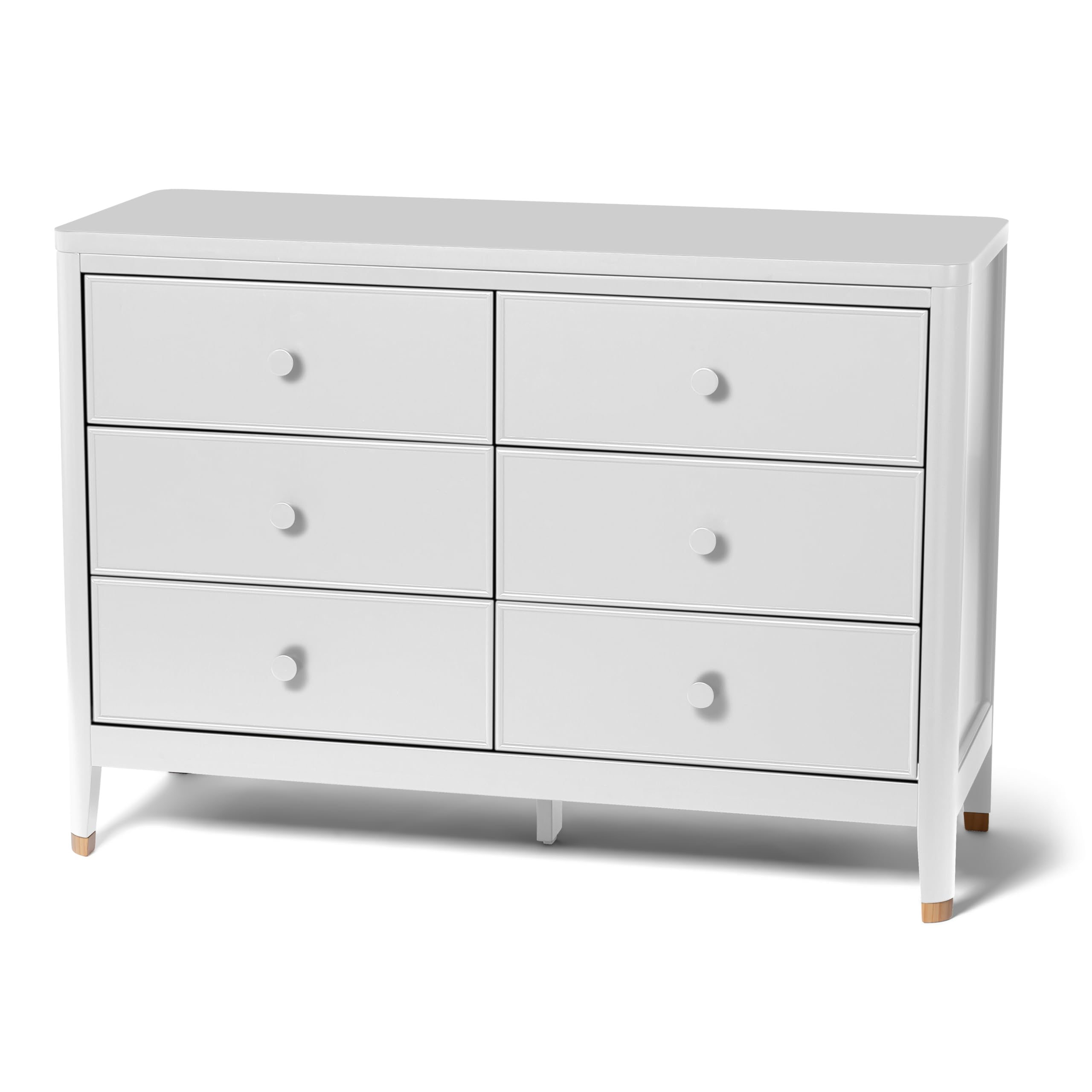 little seeds piper 6 drawer dresser cream Little Seeds Piper 6-Drawer Double Dresser