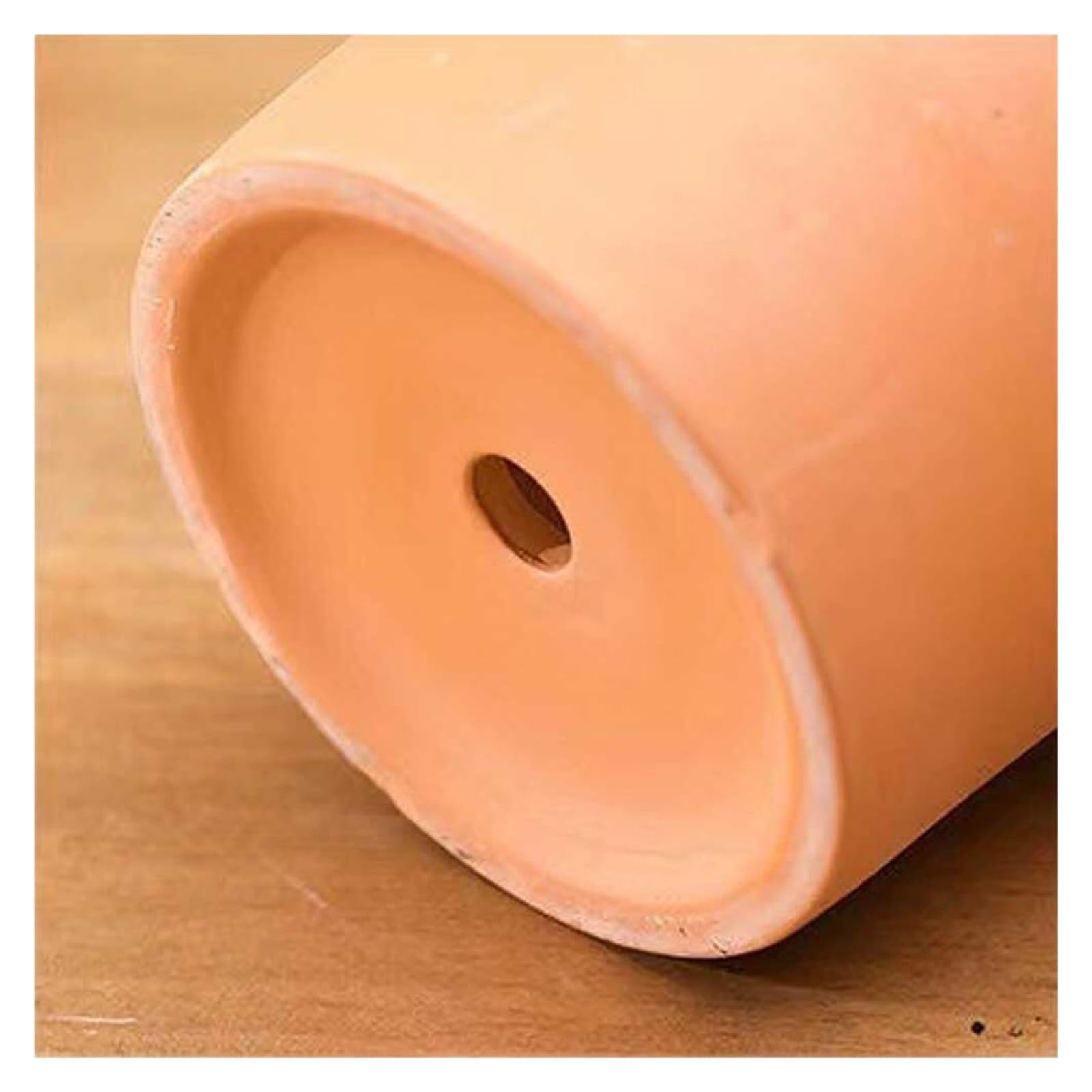 Doniczka Vintage Naturalna Terakota Oddychające Doniczki Na Kwiaty Doniczki 4 Pack Doniczka Dekoracja Ogrodowa (C)
