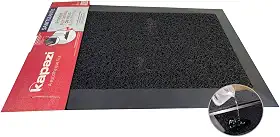 Tapete Sanitizante, 38x58 cm, Preto, Kapazi