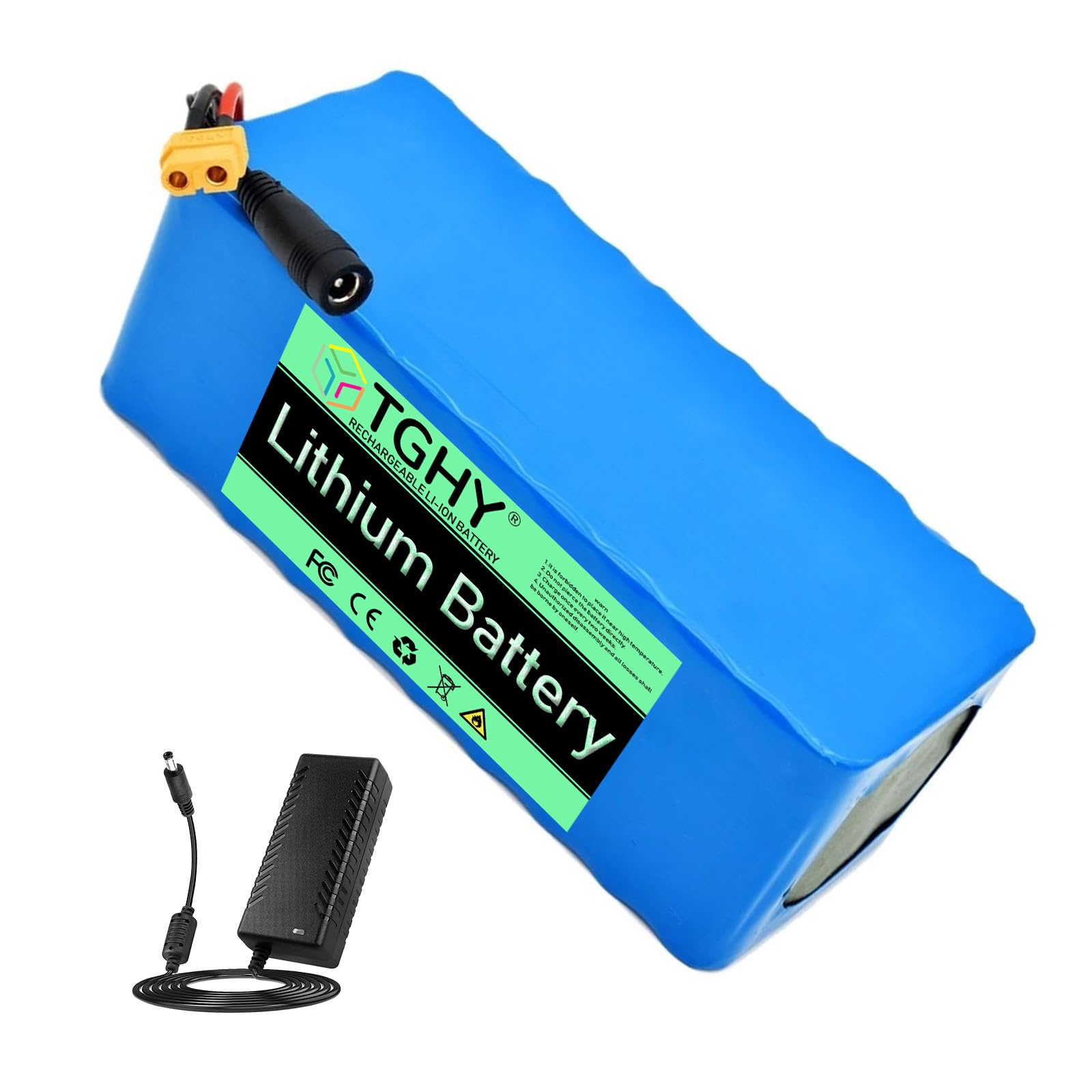 TGHY Lithium Battery 36V 6AH 8Ah 9AH 10Ah 20Ah Ebike Battery 36 Volt Electric Scooter Batteries with Charger and BMS Board,36V9AH