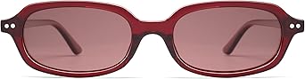Retro Small Rectangle Sunglasses for Women Men Trendy Narrow Square Sunnies AP3729
