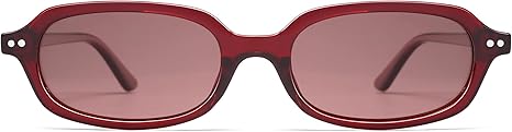 Retro Small Rectangle Sunglasses for Women Men Trendy Narrow Square Sunnies AP3729