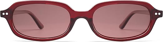 Retro Small Rectangle Sunglasses for Women Men Trendy Narrow Square Sunnies AP3729