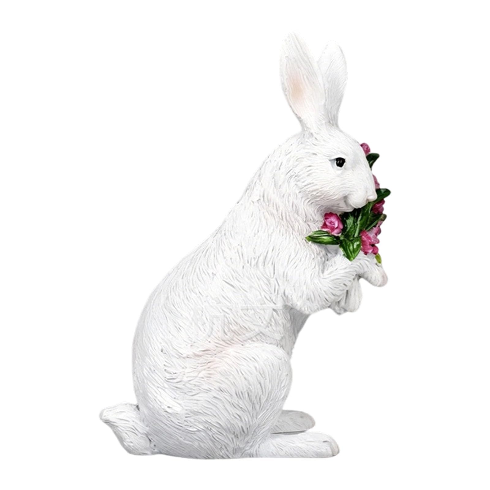 hogtnd Resin Rabbit Statue, Easter Bunny Figure, Spring Home Decoration, Indoor Table Decoration, Garden Rabbit Statue, Outdoor Decoration, Resin Rabbit Figure