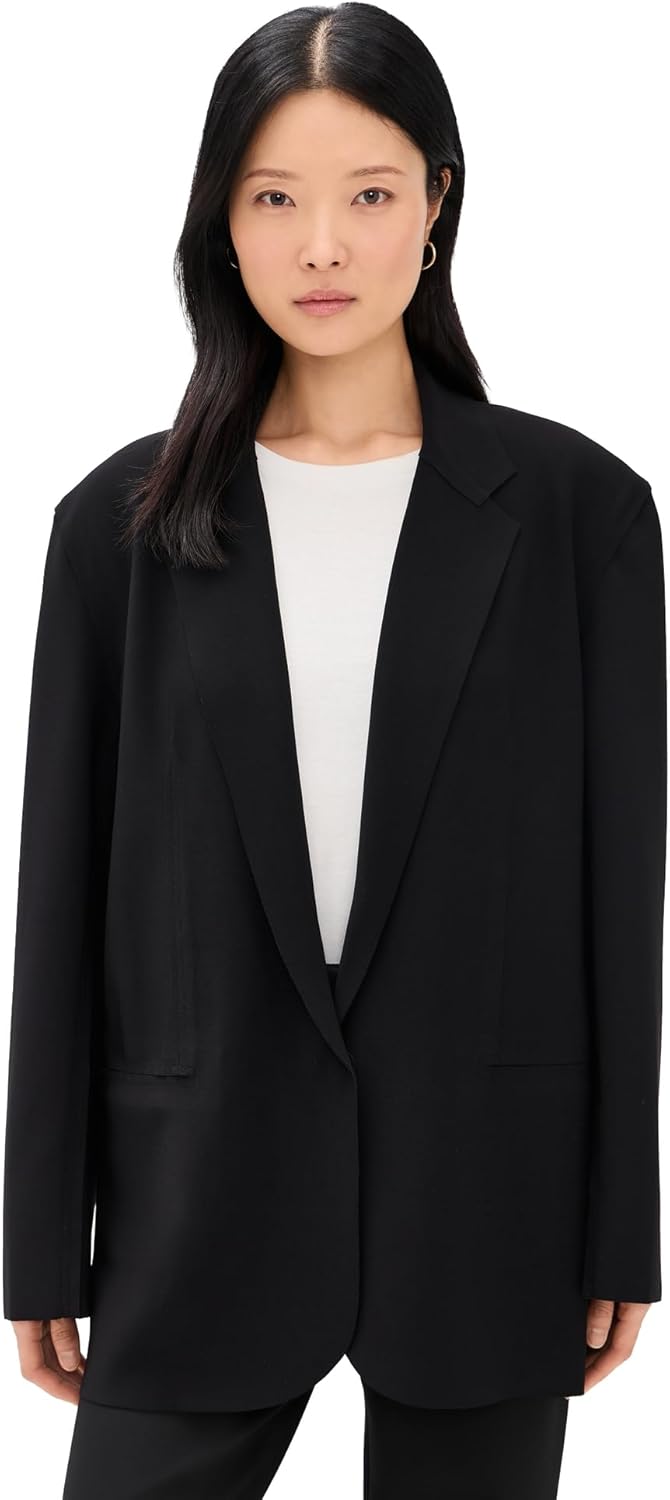 Norma Kamali Women's Oversized Single Breasted Jacket