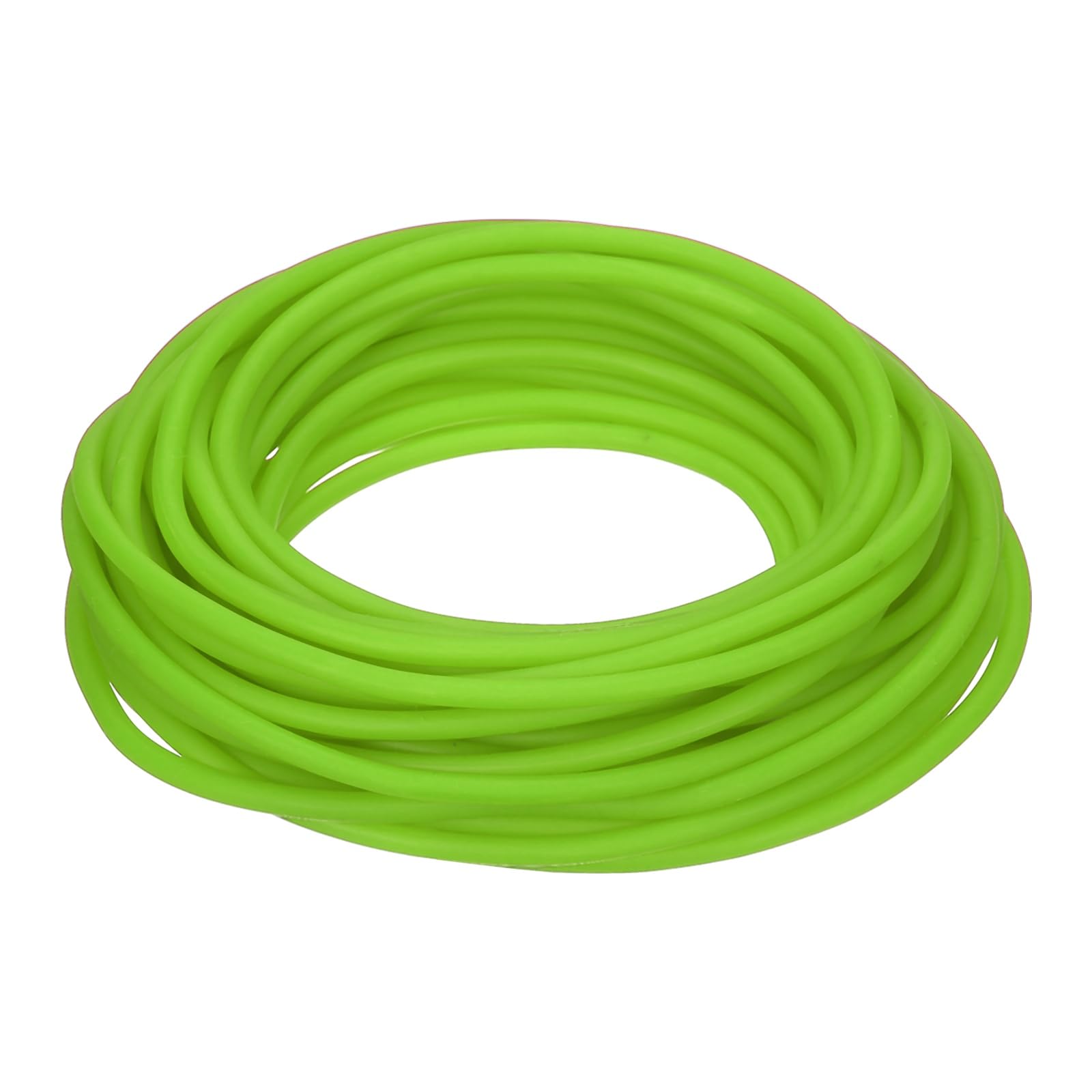 YELARXI Natural Latex Rubber Band, 32.8 ft Slingshots Replacement Bands 0.16"x0.08"(ODxID) Heavy Pull Tube Elastic Rubber Bands for Adults Outdoor Hunting Shooting Games (Green) — image 1