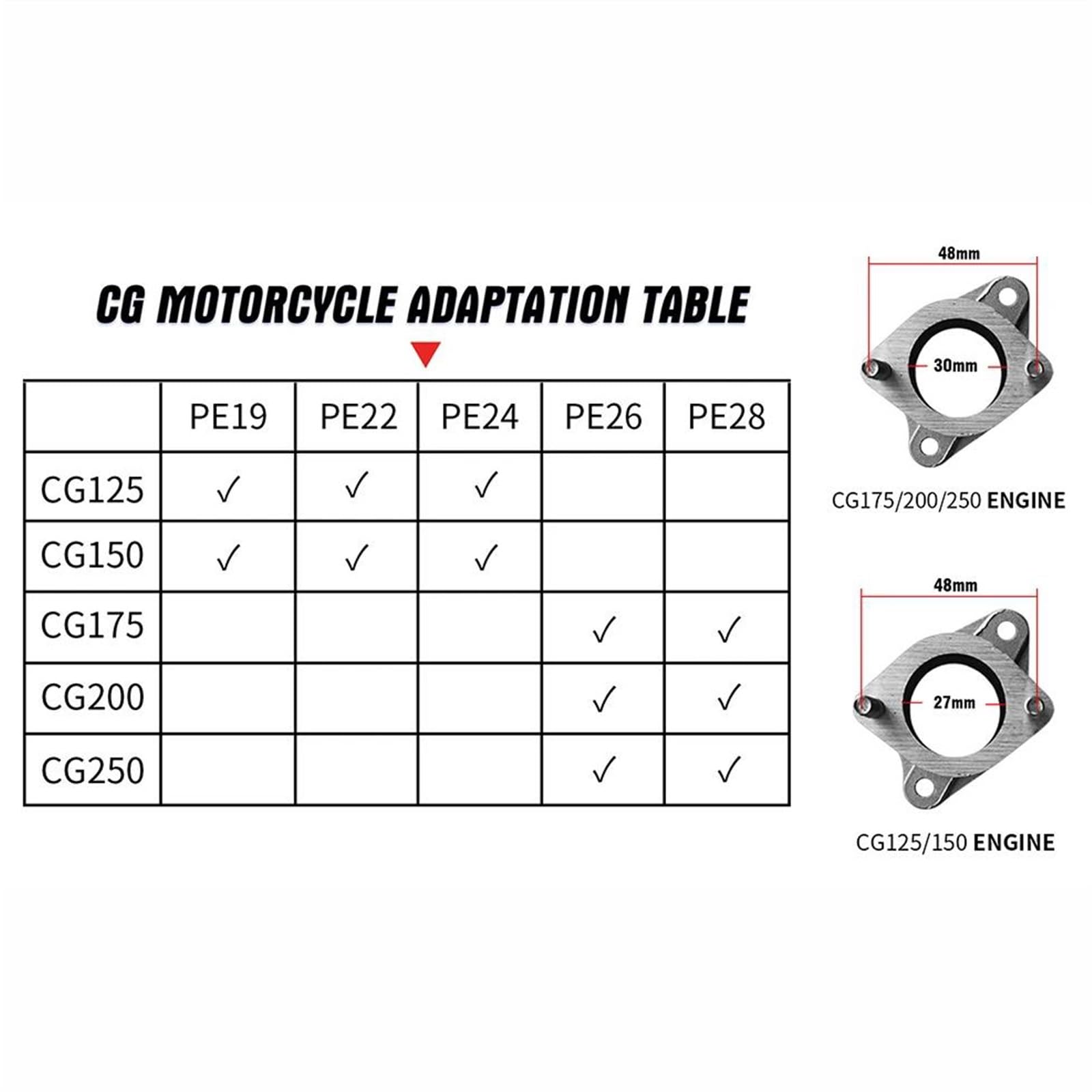 Kit De Carburador Motocicleta 2T 4T, Brida PE con Tubo Curvo Entrada, Juego Codo Aire Frío Chorros