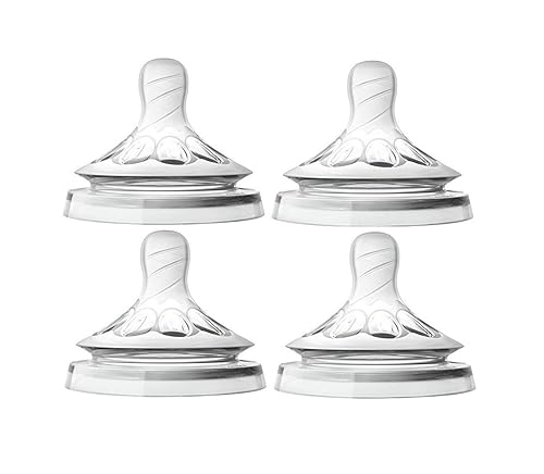 Philips Avent Natural Nipple Newborn Flow - 4 unidades (paquete de 1)
