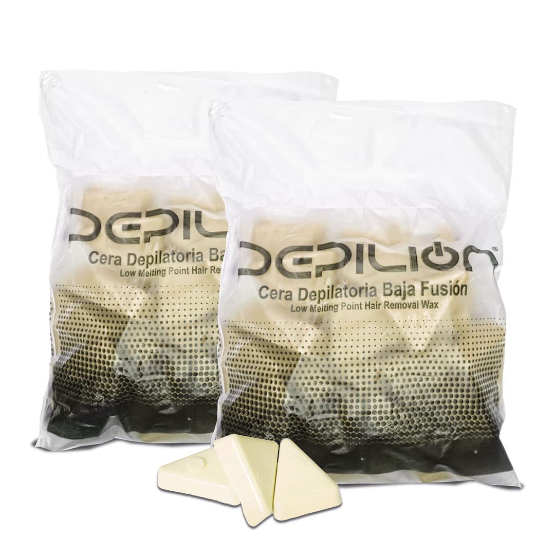 2 x Cera caliente 1kg Opal | Cera baja fusión para depilación 1000gr | para pieles sensibles
