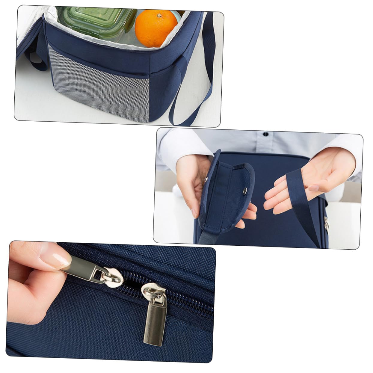Hohopeti Oxford Stoff Lunchtasche mit Wärmespeicherung Großes Fassungsvermögen für Arbeit Schule und Picknick